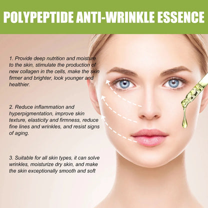 Anti Wrinkle Face Serum Sea Grape Fade Fine Lines Tighten Sagging Boost Collagen Improve Rough Lift Firming Anti Aging Essence