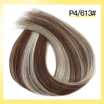 Yelo Highlight Blonde Human Hair Weft Double Weft Hair Bundles Sewing In Hair Weaves Real Human Hair Extension For Salon