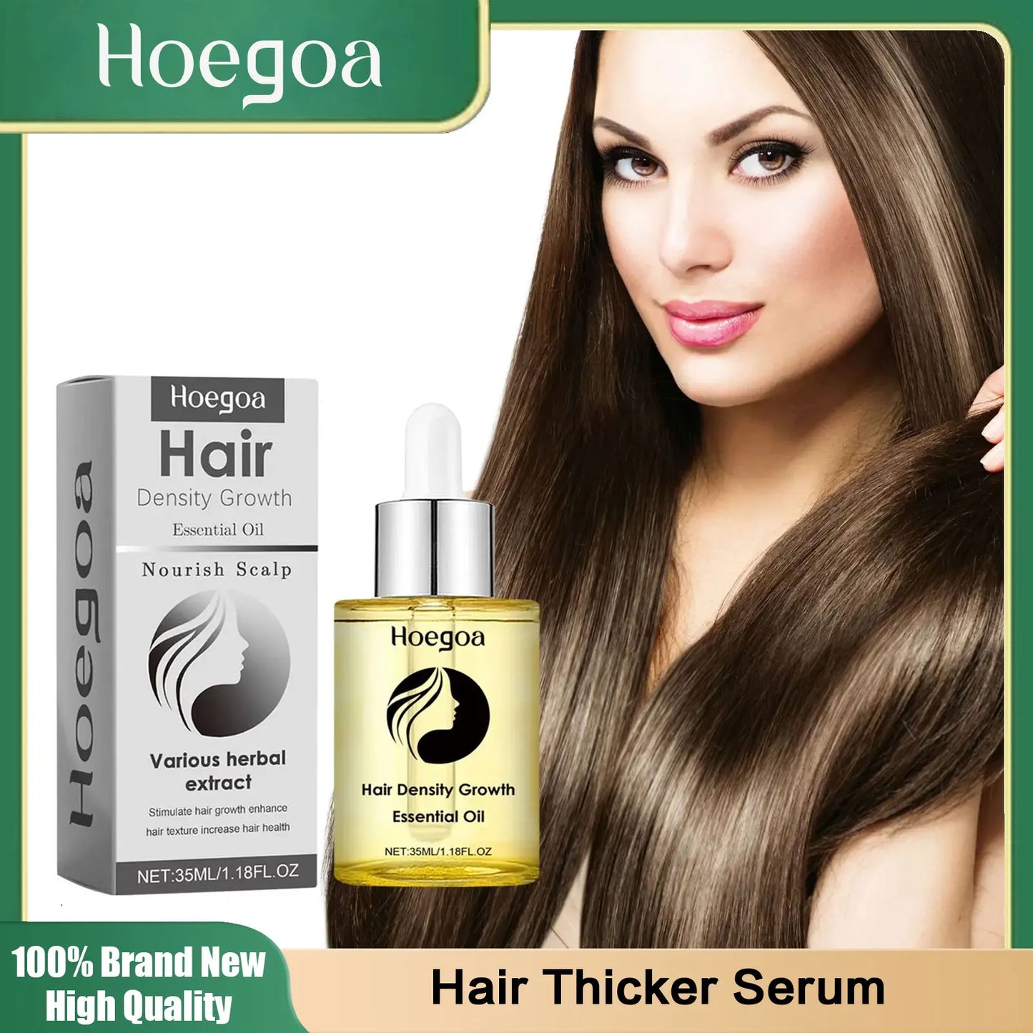 Hair Growth Serum Treatment Hair Thinning Effective Anti Baldness Scalp Cure Nourish Strong Hair Roots Smooth Repair Essence Oil
