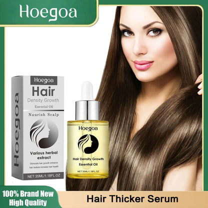 Hair Growth Serum Treatment Hair Thinning Effective Anti Baldness Scalp Cure Nourish Strong Hair Roots Smooth Repair Essence Oil
