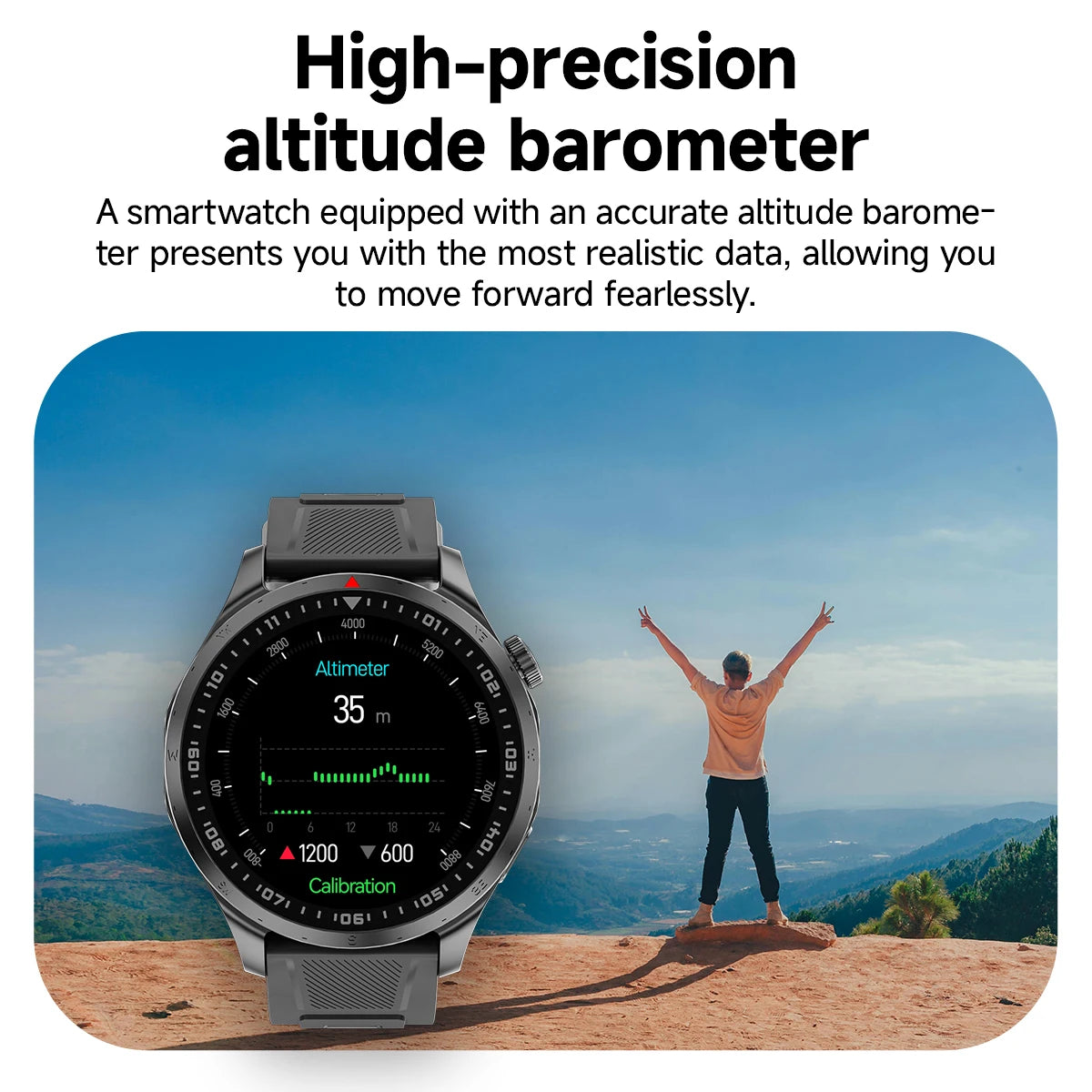 New Military Smartwatch GPS Offline Map Health Monitor Voice Assistant AMOLED Waterproof BT Call Sport Smart Watch For Man Women