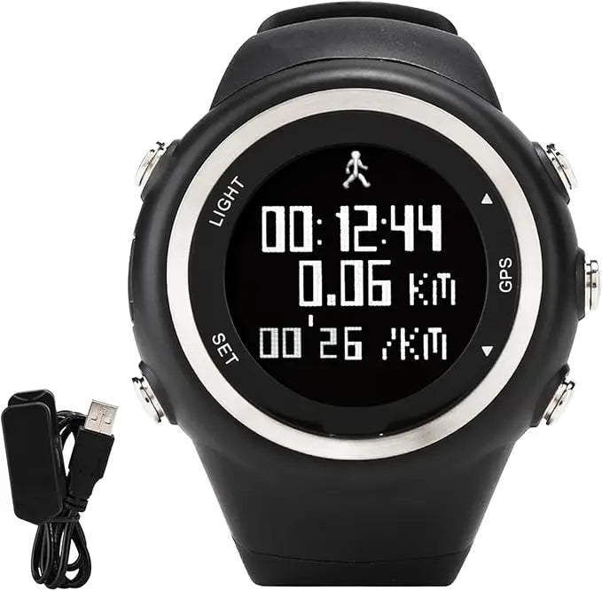 Top Brand EZON T031 Rechargeable GPS Timing Watch Running Fitness Sports Watches Calories Counter Distance Pace 50M Waterproof