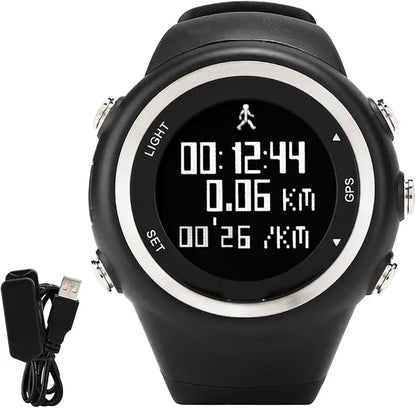 Top Brand EZON T031 Rechargeable GPS Timing Watch Running Fitness Sports Watches Calories Counter Distance Pace 50M Waterproof