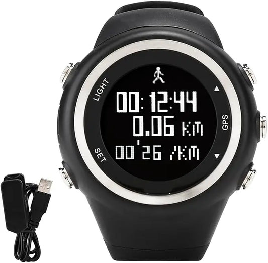 Top Brand EZON T031 Rechargeable GPS Timing Watch Running Fitness Sports Watches Calories Counter Distance Pace 50M Waterproof