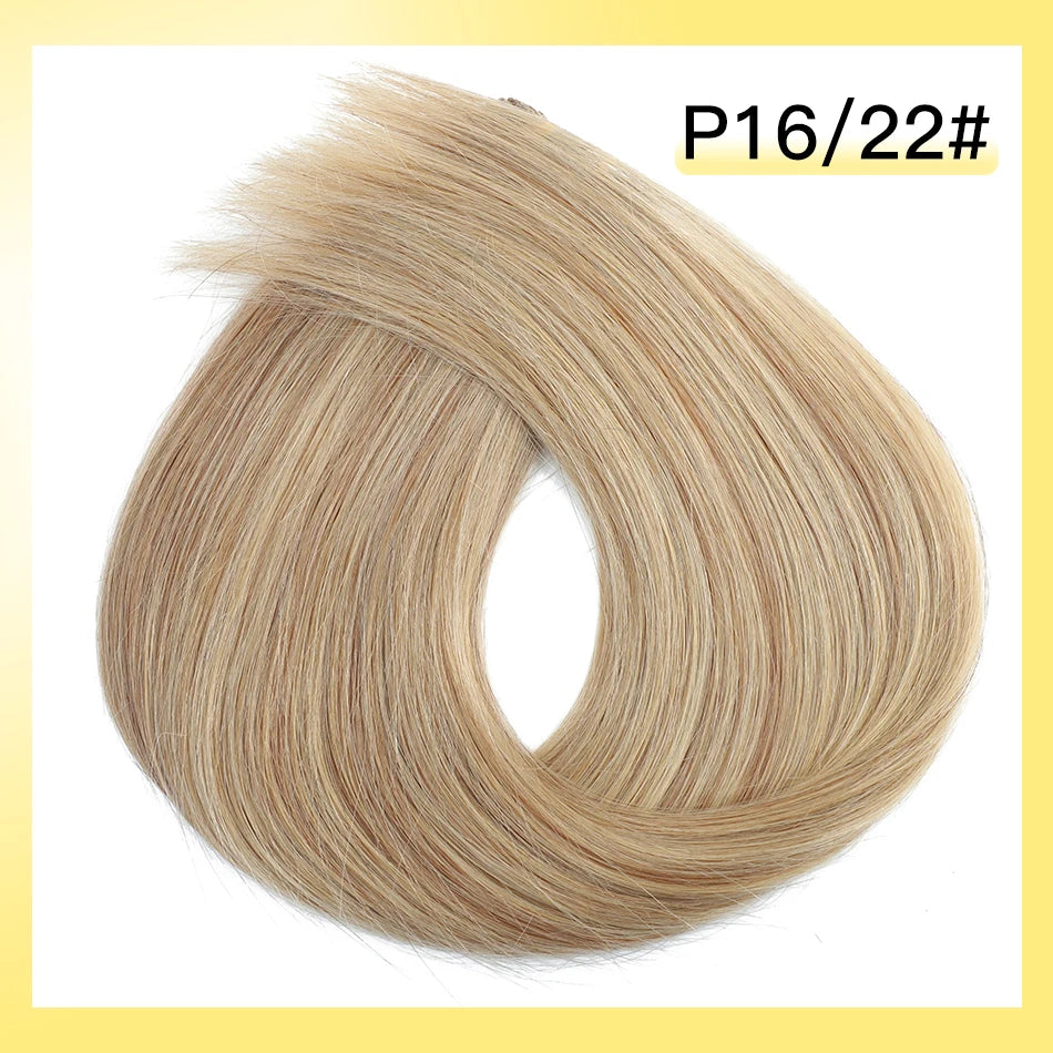 Yelo Highlight Blonde Human Hair Weft Double Weft Hair Bundles Sewing In Hair Weaves Real Human Hair Extension For Salon