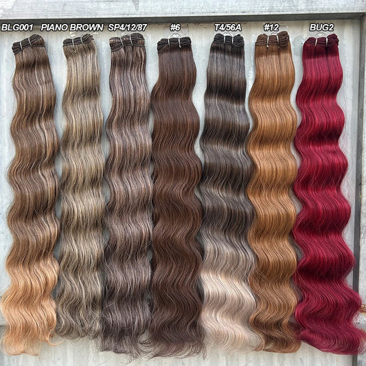 Magica Brown M816 Body Wave Hair Bundles 30inches 200g Omber 613 Blond P27/613 Weave High Temperature Synthetic Hair Extensions