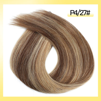 Yelo Highlight Blonde Human Hair Weft Double Weft Hair Bundles Sewing In Hair Weaves Real Human Hair Extension For Salon