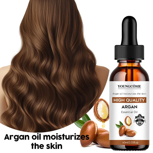 Moroccan Argan Oil Hair Serum Lightweight Hair Oil Mist For Split Ends, Frizzy Hair And Flyaways, Hair Oil Repair- Gloss Shine