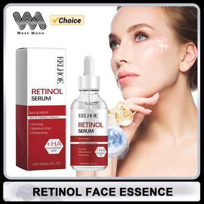 Retinol Facial Essence Brightening Skin Pore Shrinking Improving Dryness Oil Control Moisturizing Skin Care Firming Facial Serum