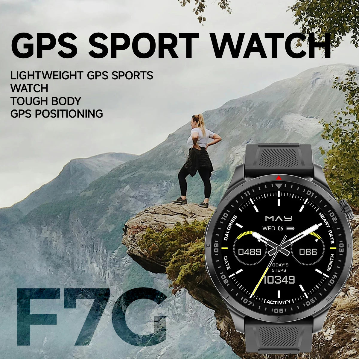 New Military Smartwatch GPS Offline Map Health Monitor Voice Assistant AMOLED Waterproof BT Call Sport Smart Watch For Man Women