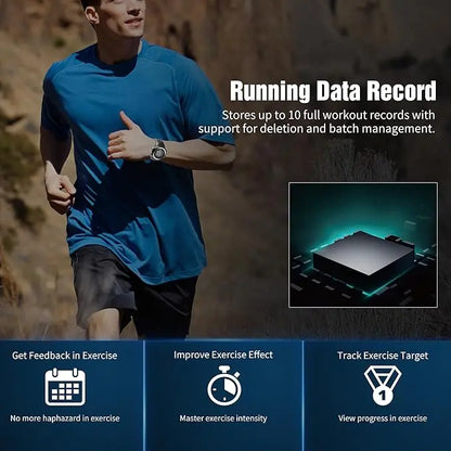 Top Brand EZON T031 Rechargeable GPS Timing Watch Running Fitness Sports Watches Calories Counter Distance Pace 50M Waterproof