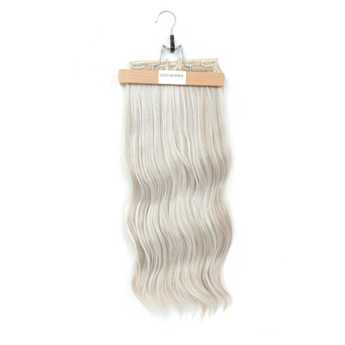24Inches Blonde 27/613 Bio Synthetic Body Wavy 220grams Ombre Brown M888# Clip In Hair Extensions 4Pcs/lot Sliver White 613#