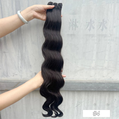 Magicae 30Inches 200grams Blond 27/613 Bio Body Wave Hair Weave Bundles High Temperature Synthetic Soft Natural Human-Like Hair