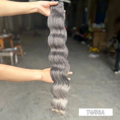 Magicae 30Inches Long Wavy 200grams/Lot Synthetic Hair Body Wave Hair Bundle Omber Blonde Weave High Temperature Fiber Extension