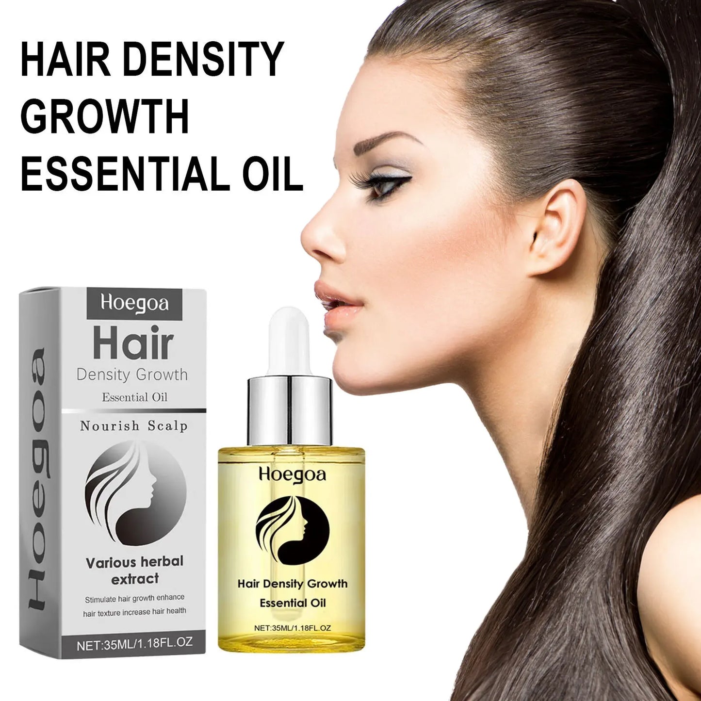 Hair Growth Serum Treatment Hair Thinning Effective Anti Baldness Scalp Cure Nourish Strong Hair Roots Smooth Repair Essence Oil