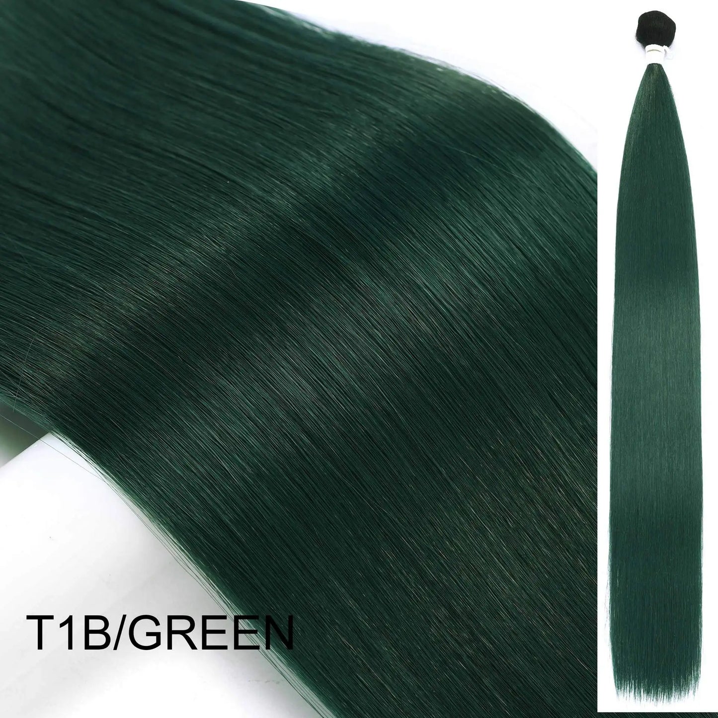 30inch Straight Hair Extensions Synthetic Smooth Ombre Hair Weaving 26 inches brown Synthetic Straight Hair Bundles Full To End