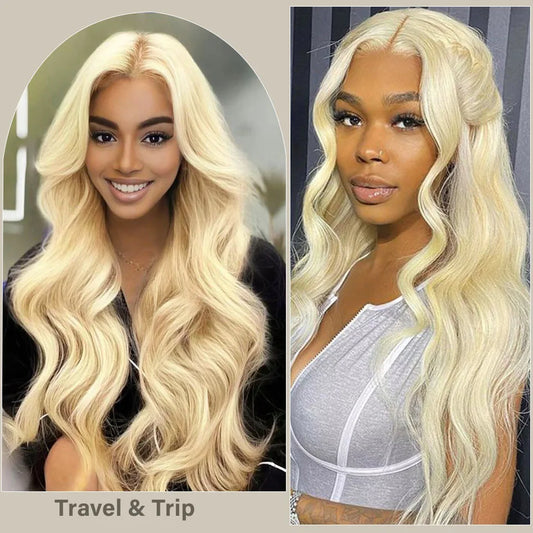 30Inches 200grams Blond 613 Bio Body Wave Hair Weave Bundles Ombre Sliver White60# Synthetic High Temperature Soft Natural Human