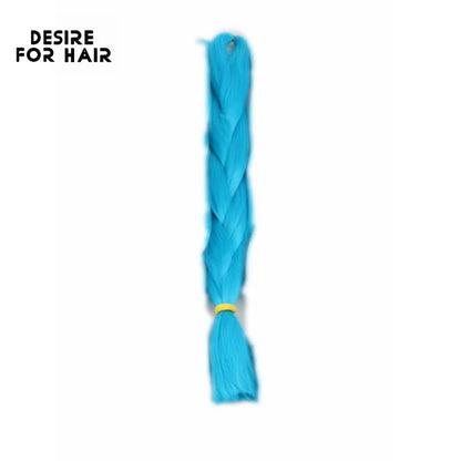 Desire for Hair High Temperature Synthetic Braiding Hair 24inch 60cm Long 100+ Colors in Stock to make dreadlocks braids