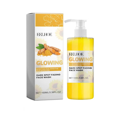 Turmeric Face Cleansing for Firmming Skin Refine Pores Nourishing Repair Skin Face Blemishes Removal Face Cleanser 100ml