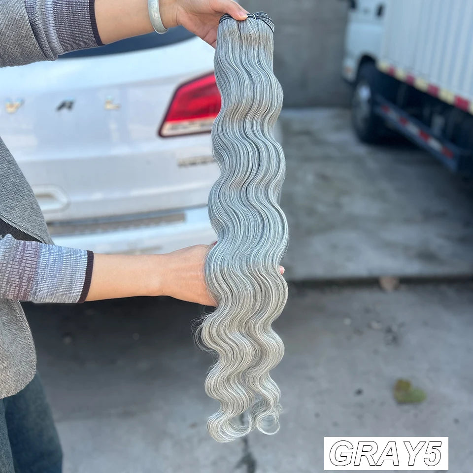 30Inches 200Grams Chocolate Ombre Brown 6# Highlight Blond 27/30/613 Bio Body Wave Hair Weave Bundles High Temperature Synthetic