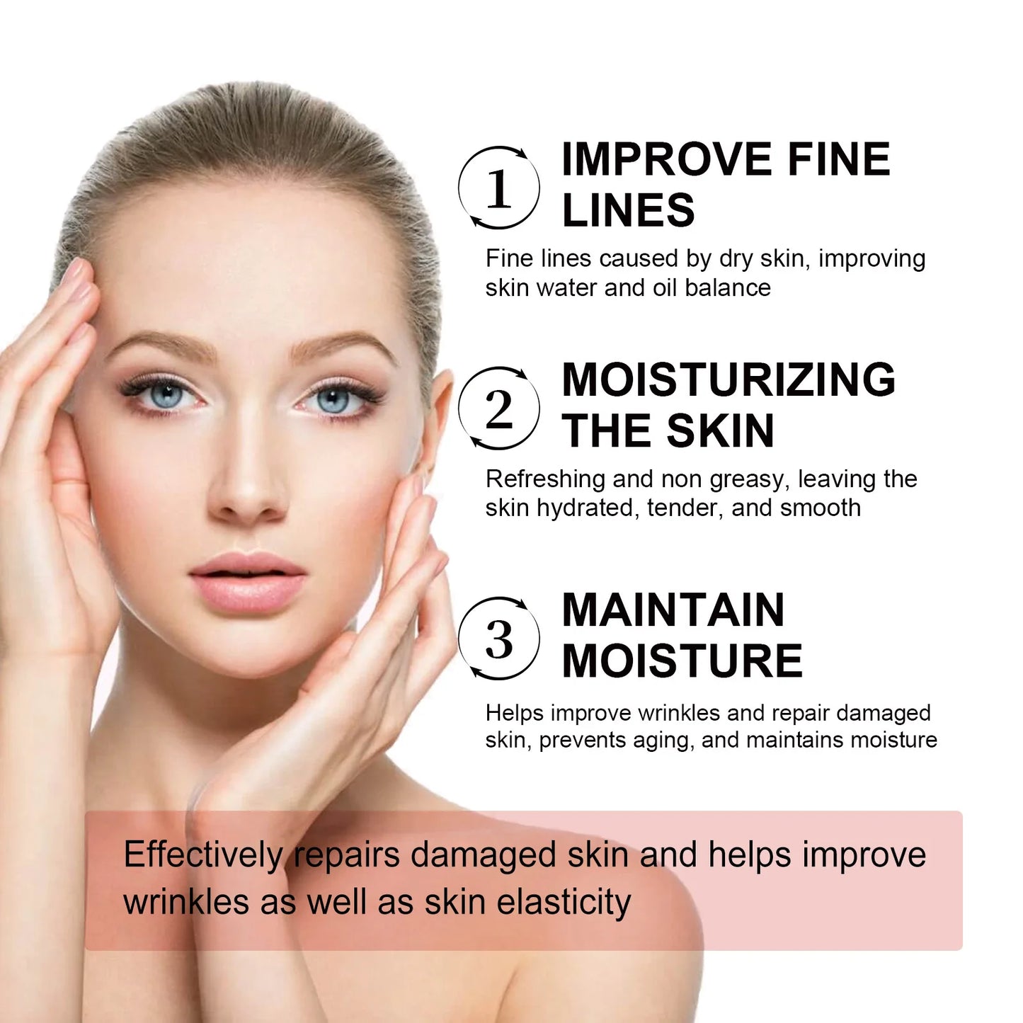 Reduce Dullness Serum Anti Wrinkles Age Brighten Whiten Nourish Repairing Remove Acne Shrink Rough Pores Fade Fine Lines Essence