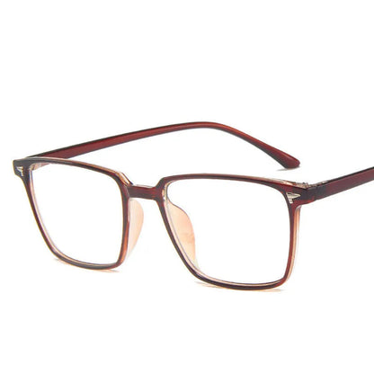 2024 Vintage Computer Eyeglasses Square Women Fashion Transparent Glasses Men Optical Myopia Plastic Spectacles Eyewear Frame