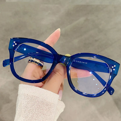 OEC CPO Fashion Optical Square Glasses Frames Women Men Retro Prescription Frames Clear Lens Glasses Ladies Eyeglasses Unisex