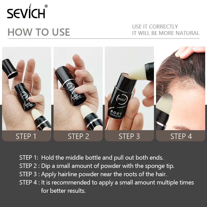 Sevich 2.5g Hair Shadow Powder Hair line Modified Repair Hair Shadow Trimming Powder Makeup Hair Concealer Beauty Edge Control