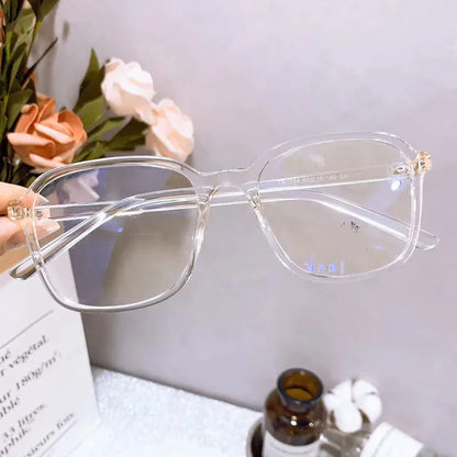 BCLEAR Fashion Optical Eye Glasses Frame Ultralight Square Retro Prescription Eyeglasses TR90 Frame Clear Lens For Men Women New