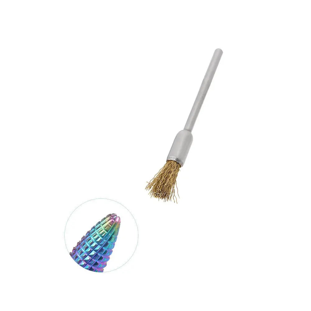 1pcs Ceramic Nail Drill Bits Rotary Cutter Clean Apparatus for Manicure Nail Milling Machine Accessories Remove Nail Gel Tools