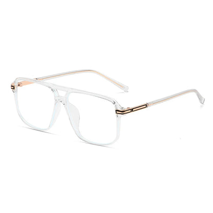 Blue Light Blocking Glasses Frame for Men and Women Optical Glasses Full Rim Aviator Stylish Prescription Spectacles Pilot Frame