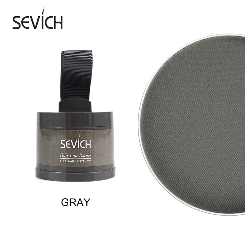 Sevich Hairline Powder 4g Hairline Shadow Powder Women Men Makeup Hair Concealer Natural Cover Unisex Hair Straightener Brush