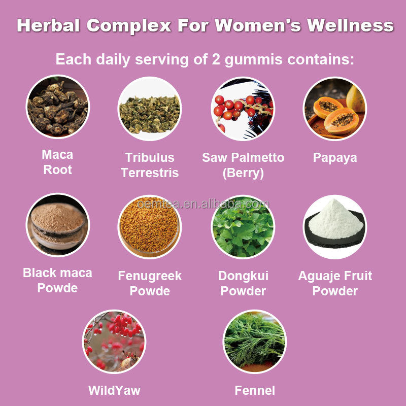 Black Maca Plus Butt Booster Gummies For Curves