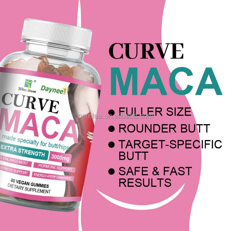 Black Maca Plus Butt Booster Gummies For Curves