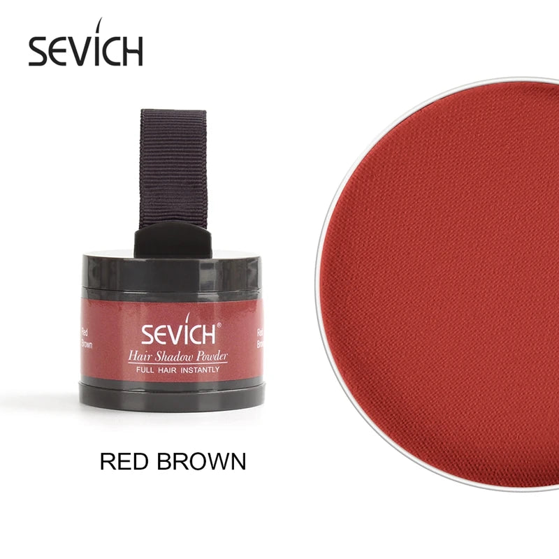 Sevich Hairline Powder 4g Hairline Shadow Powder Women Men Makeup Hair Concealer Natural Cover Unisex Hair Straightener Brush