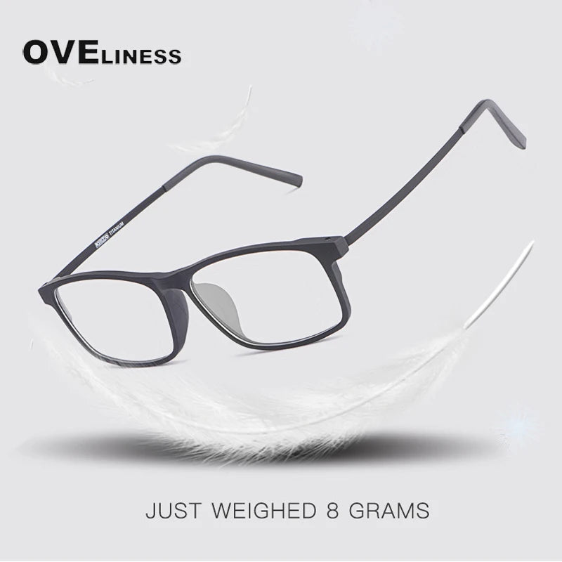 2022 Pure Titanium glasses frame Men women Ultra-Light Comfortable Eyeglasses Frames Myopia Reading Optical Prescription eyewear