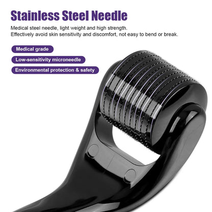 Natural Men Beard Growth Derma Roller DRS 540 Micro Needle Dermaroller Hair Regrowth Anti Hair Loss Treatment 0.2/0.25/0.3mm