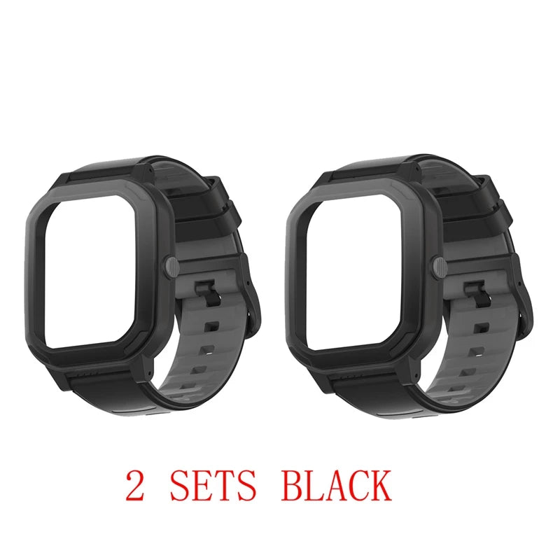 Detachable Strap Casing of Wonlex KT20 Kids GPS Smart-Watch Accessories 1/2 Sets: Watches Straps Band for Wonlex Watch