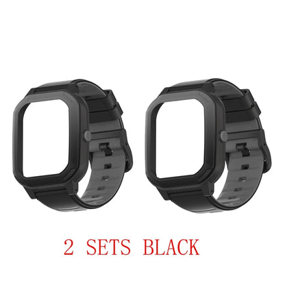 Detachable Strap Casing of Wonlex KT20 Kids GPS Smart-Watch Accessories 1/2 Sets: Watches Straps Band for Wonlex Watch