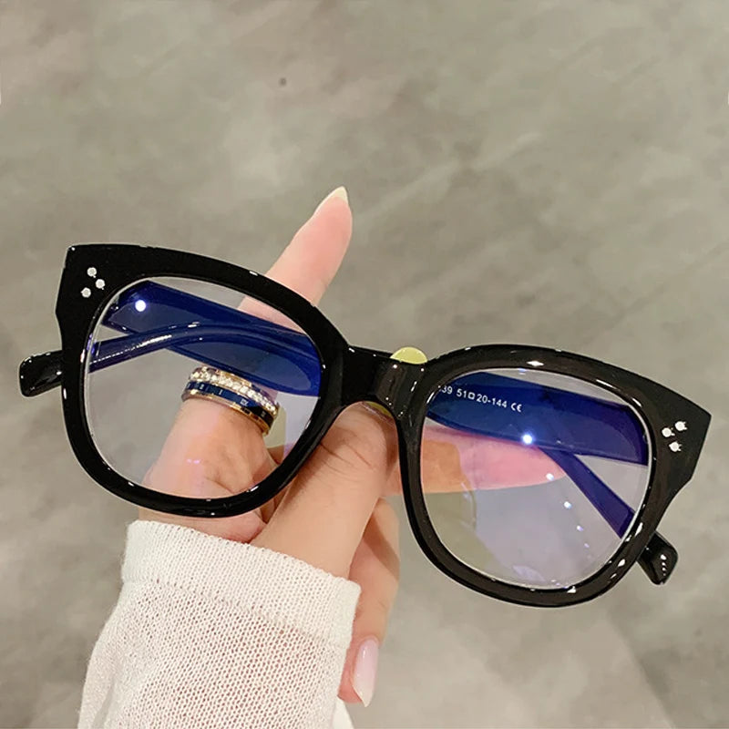 OEC CPO Fashion Optical Square Glasses Frames Women Men Retro Prescription Frames Clear Lens Glasses Ladies Eyeglasses Unisex