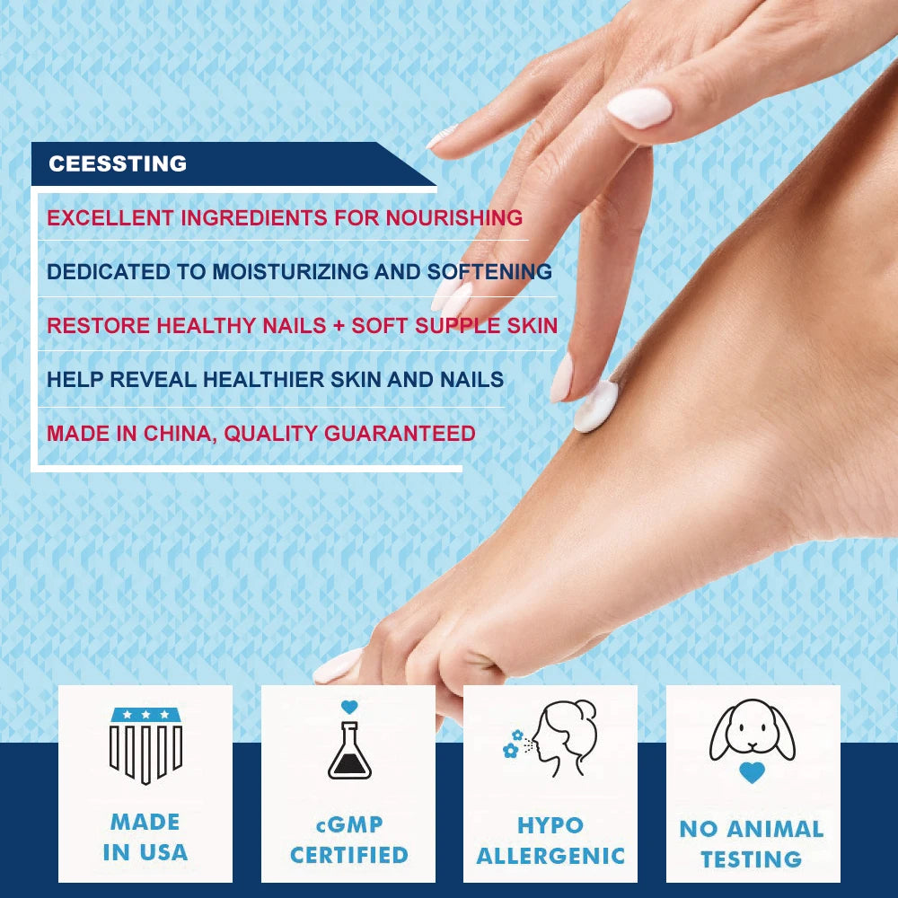 ENVISHA Feet Skin Care Foot Cream For Heels Anti-Dryness Moisturizing Urea 40% Remove Callus Corn Cracked Repair Exfoliating