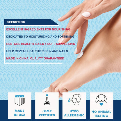 ENVISHA Feet Skin Care Foot Cream For Heels Anti-Dryness Moisturizing Urea 40% Remove Callus Corn Cracked Repair Exfoliating