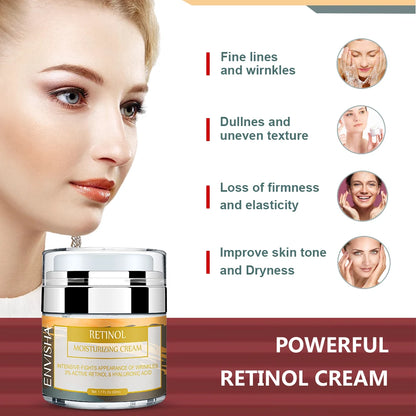 ENVISHA Face Cream Vitamin Retinol Moisturizer Hyaluronic Acid For Face Anti Aging Wrinkle Korean Skin Care Collagen Remove Acne