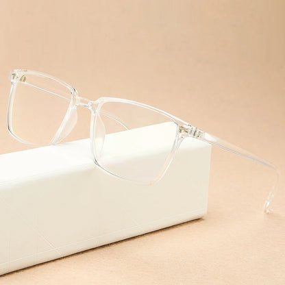 2024 Vintage Computer Eyeglasses Square Women Fashion Transparent Glasses Men Optical Myopia Plastic Spectacles Eyewear Frame