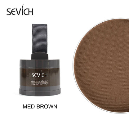 Sevich Hairline Powder 4g Hairline Shadow Powder Women Men Makeup Hair Concealer Natural Cover Unisex Hair Straightener Brush