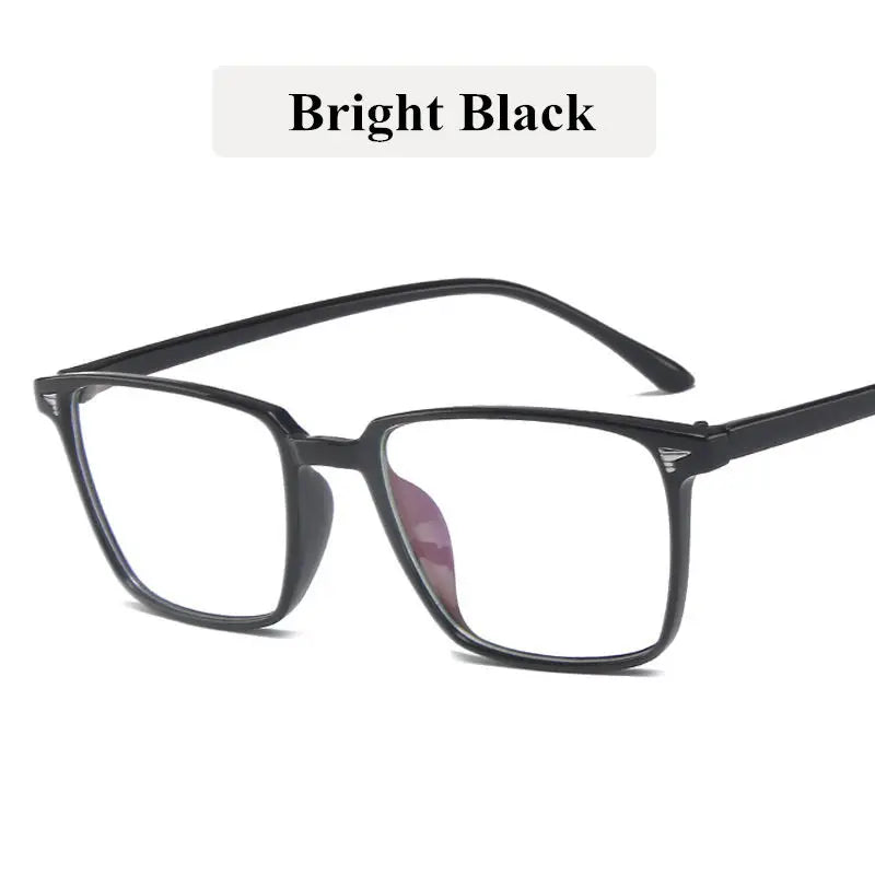 2024 Vintage Computer Eyeglasses Square Women Fashion Transparent Glasses Men Optical Myopia Plastic Spectacles Eyewear Frame