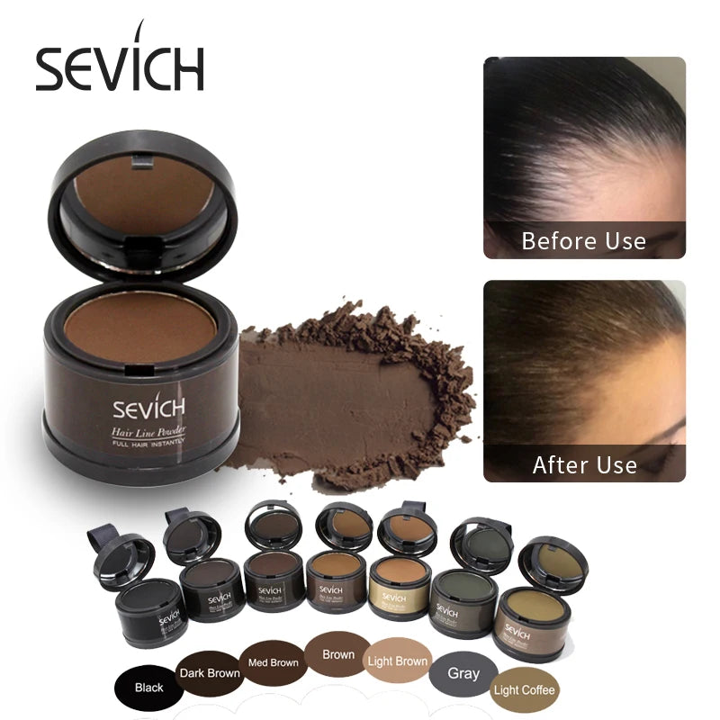 Sevich Hair Filling Powder Hairline Repair Powder Fluffy Thin Powder Line Shadow Forehead Makeup Hair Concealer Root Cover Up