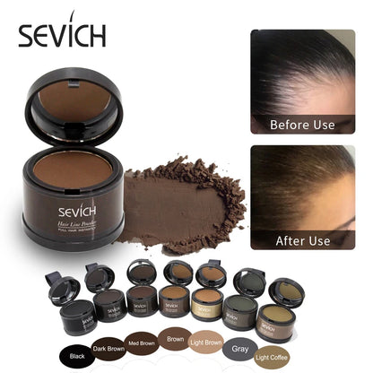 Sevich Hair Filling Powder Hairline Repair Powder Fluffy Thin Powder Line Shadow Forehead Makeup Hair Concealer Root Cover Up