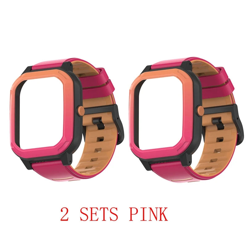 Detachable Strap Casing of Wonlex KT20 Kids GPS Smart-Watch Accessories 1/2 Sets: Watches Straps Band for Wonlex Watch