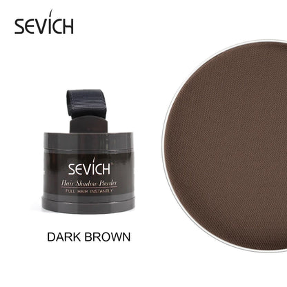 Sevich Hairline Powder 4g Hairline Shadow Powder Women Men Makeup Hair Concealer Natural Cover Unisex Hair Straightener Brush